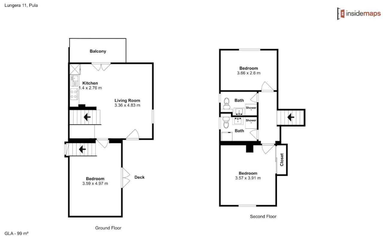Apartment Lungera Pula Bagian luar foto